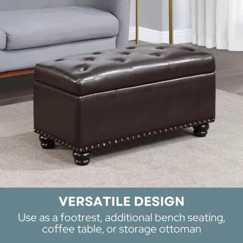 Designs4Comfort 7th Avenue Storage Ottoman