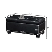 Designs4Comfort 7th Avenue Storage Ottoman