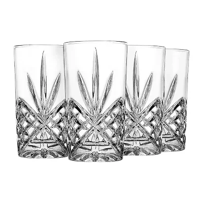 Godinger Silver Dublin Crystal 4-pc. Highball Glasses Lead Free
