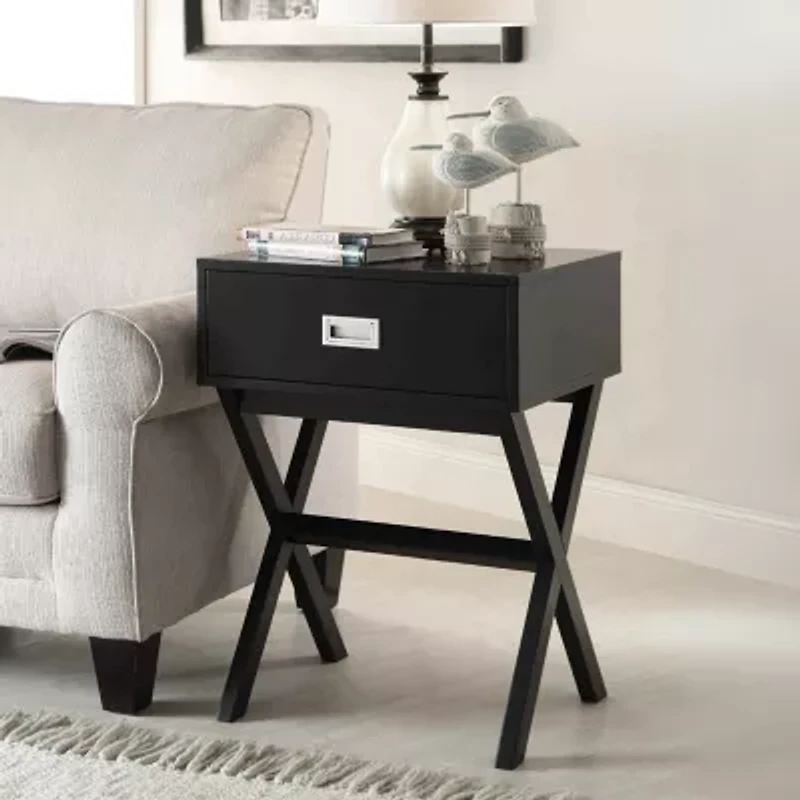 Designs2go Living Room Collection Storage 1-Drawer End Table