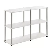Designs2Go No Tools Console Table with Shelves