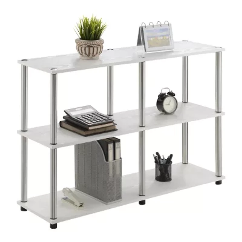 Designs2Go No Tools Console Table with Shelves