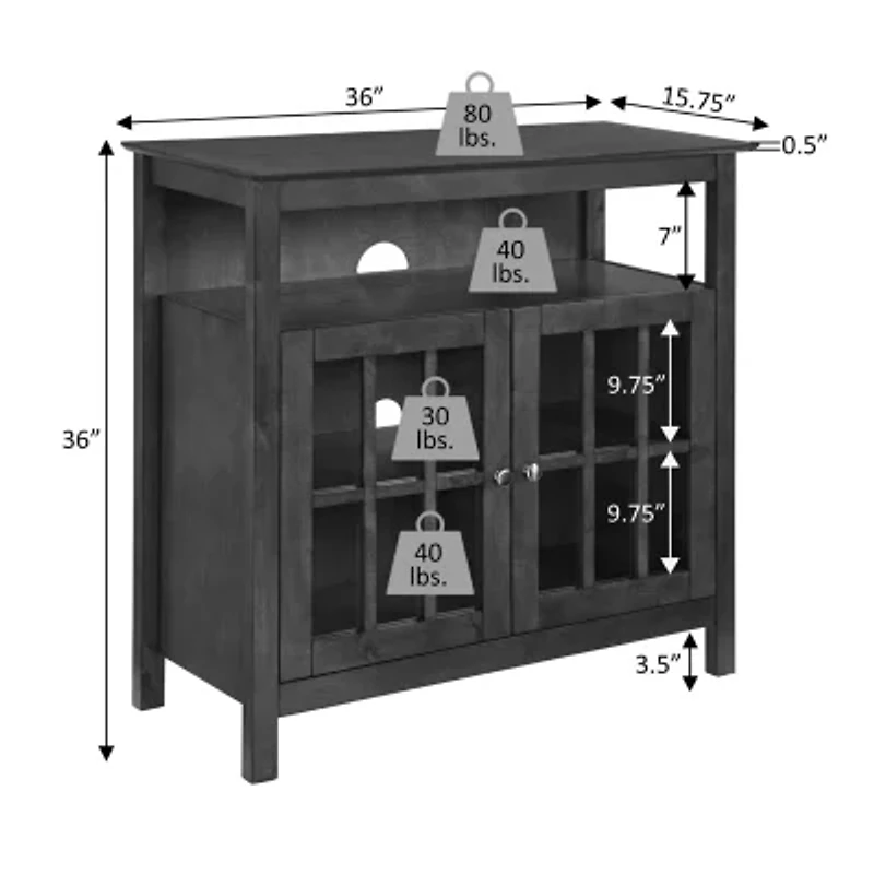 Big Sur Highboy TV Stand