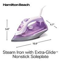 Hamilton Beach Steam Iron With Extra-Glide