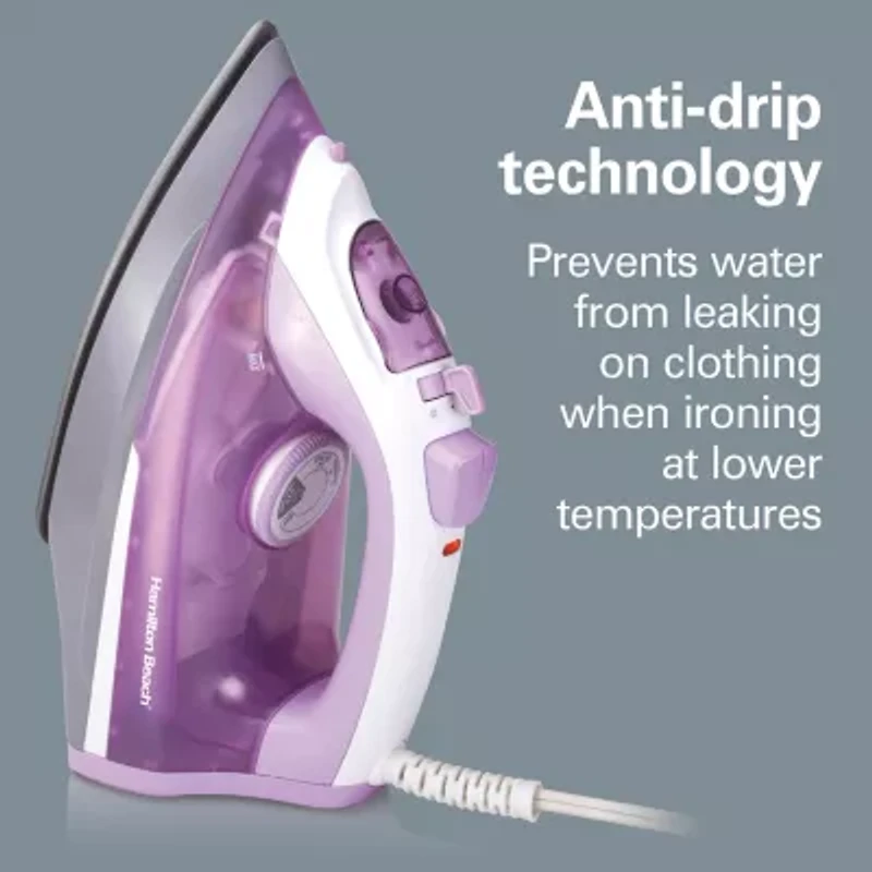 Hamilton Beach Steam Iron With Extra-Glide
