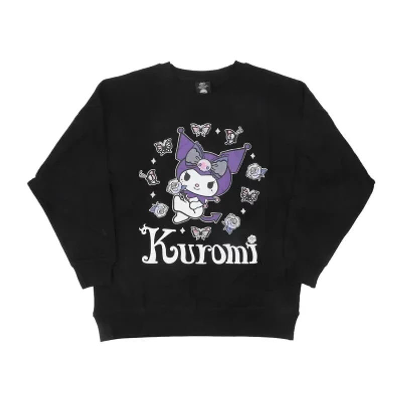 Womens Crew Neck Long Sleeve Juniors Sweatshirt