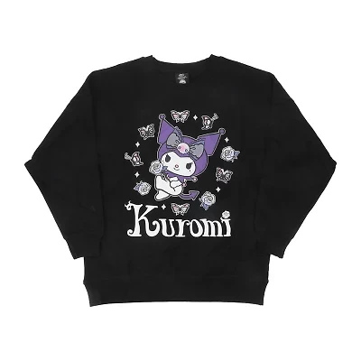 Womens Crew Neck Long Sleeve Juniors Sweatshirt