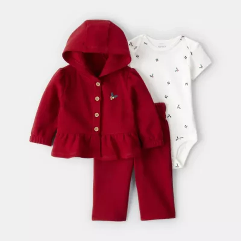 Carter's Baby Girls 3-pc. Legging Set
