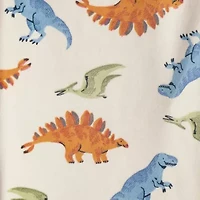 Carter's Velboa Little & Big Kid Boys Round Neck Long Sleeve 2-pc. Pajama Sets