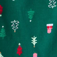 Carter's Family Matching Christmas Trees Toddler Unisex Round Neck Long Sleeve 2-pc. Pajama Sets