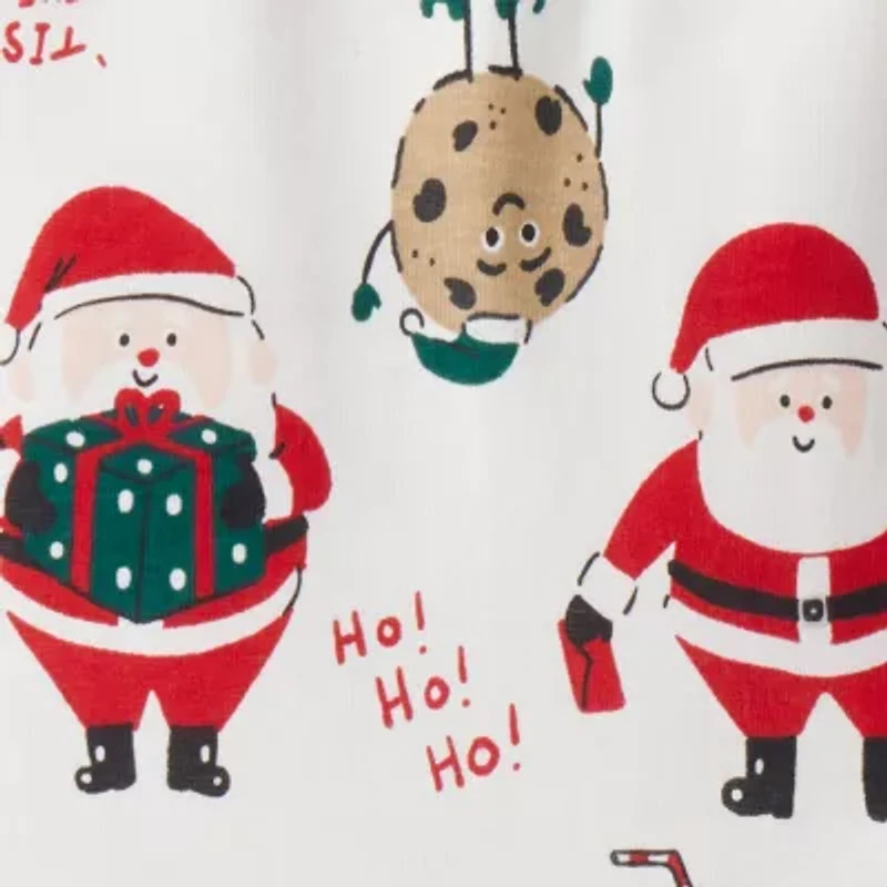 Carter's Family Matching Santa Toddler Unisex Round Neck Long Sleeve 2-pc. Pajama Sets