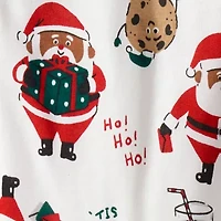 Carter's Family Matching Santa Toddler Unisex Round Neck Long Sleeve 2-pc. Pajama Sets