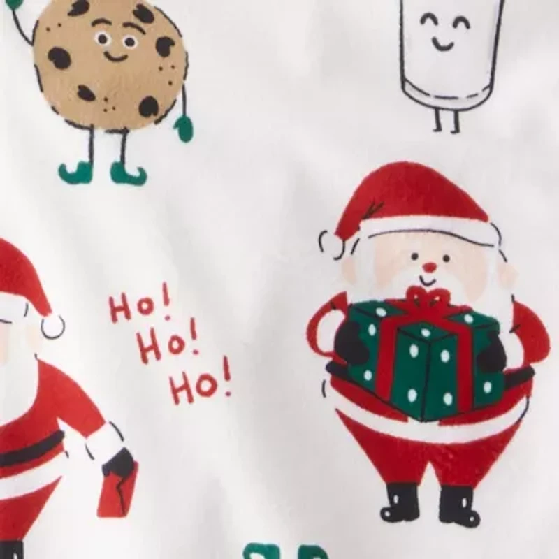 Carter's Family Matching Adult Santa Unisex Adult Fleece Long Sleeve 2-pc. Matching Family Pajama Sets