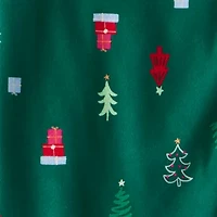 Carter's Family Matching Adult Christmas Tree Unisex Fleece Long Sleeve 2-pc. Pajama Sets