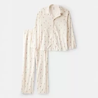 Carter's Family Matching Adult Holiday Unisex Fleece Long Sleeve 2-pc. Pajama Sets
