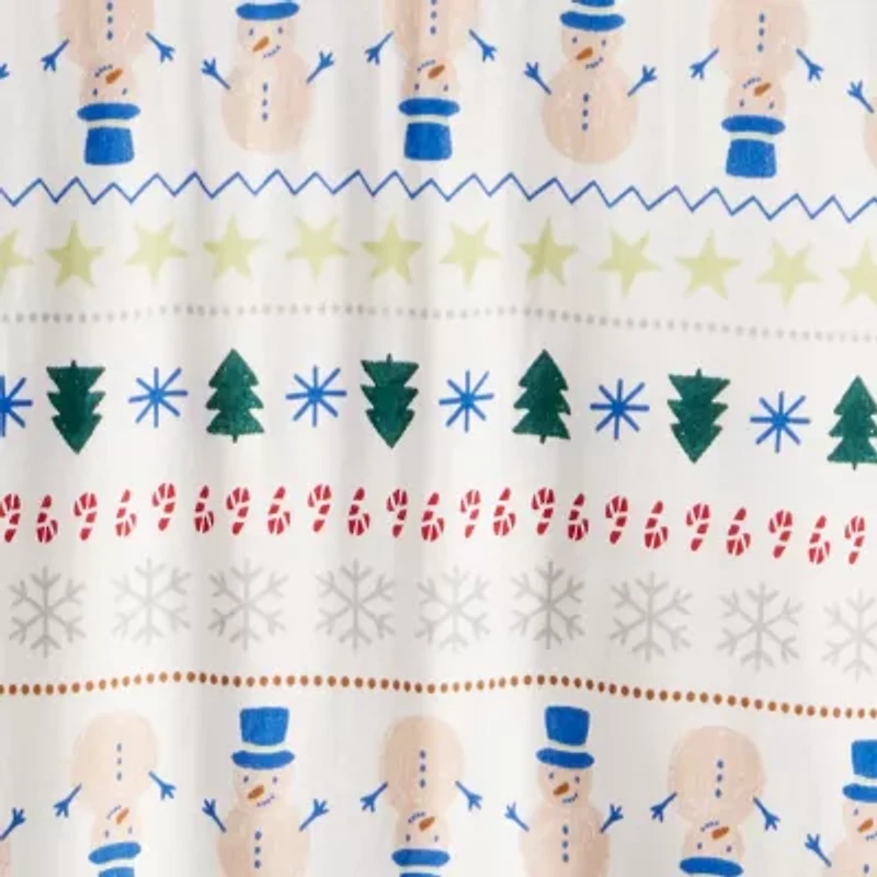 Carter's Family Matching Adult Fairisle Unisex Rib Round Neck Long Sleeve 2-pc. Pajama Sets