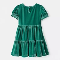 Carter's Toddler Girls Short Sleeve A-Line Dress