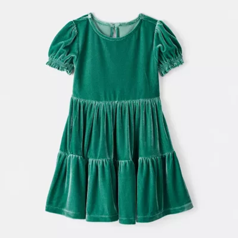 Carter's Toddler Girls Short Sleeve A-Line Dress
