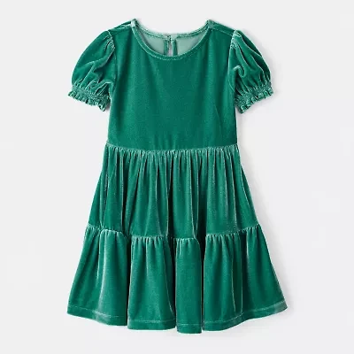 Carter's Toddler Girls Short Sleeve A-Line Dress