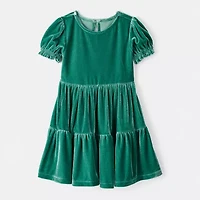 Carter's Toddler Girls Short Sleeve A-Line Dress