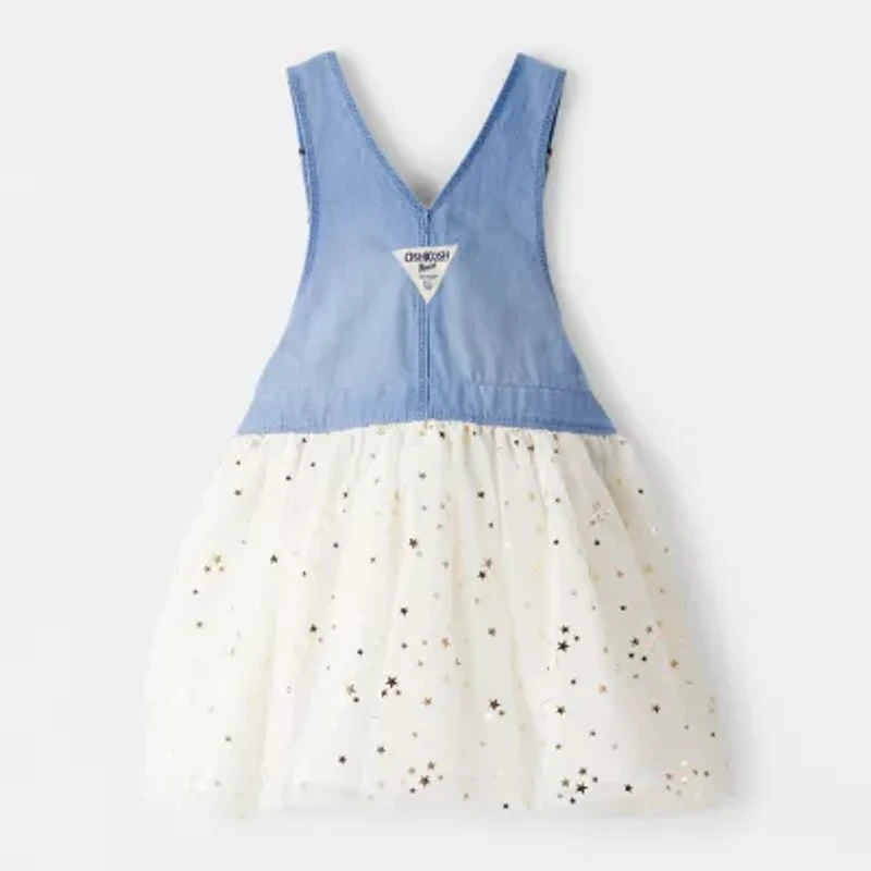 Oshkosh Toddler Girls Adjustable Straps Skirtalls