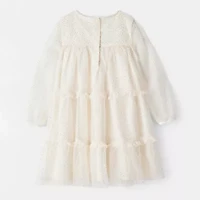 Carter's Toddler Girls Long Sleeve Fitted A-Line Dress