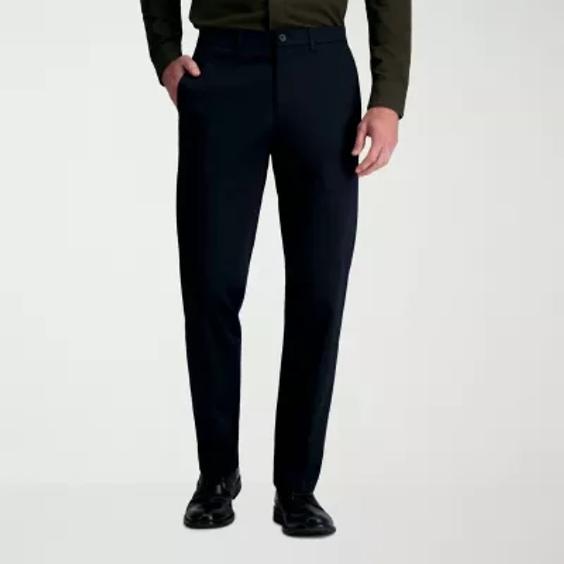 Haggar Mens Straight Fit Flat Front Pant