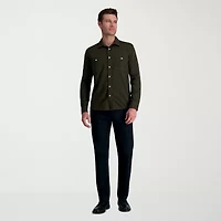 Haggar Mens Straight Fit Flat Front Pant