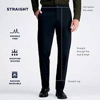 Haggar Mens Straight Fit Flat Front Pant