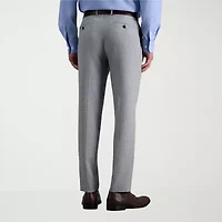 Haggar Premium Comfort Melange Broken Twill Mens Slim Fit Flat Front Pant