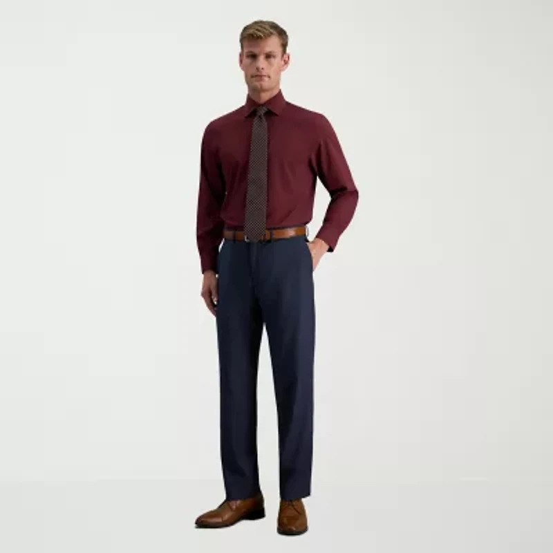 Haggar J.M. Premium Stretch Mens Slim Fit Flat Front Pant