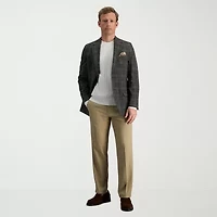 Haggar Mens Crew Neck Long Sleeve Pullover Sweater