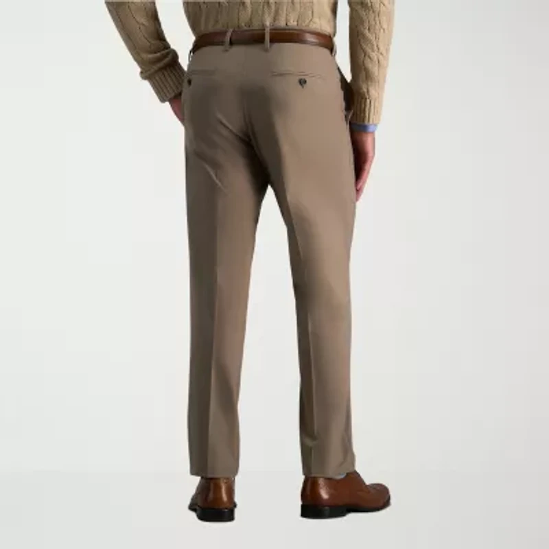 Haggar JMH Flannel Mens Straight Fit Flat Front Pant