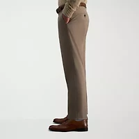 Haggar JMH Flannel Mens Straight Fit Flat Front Pant