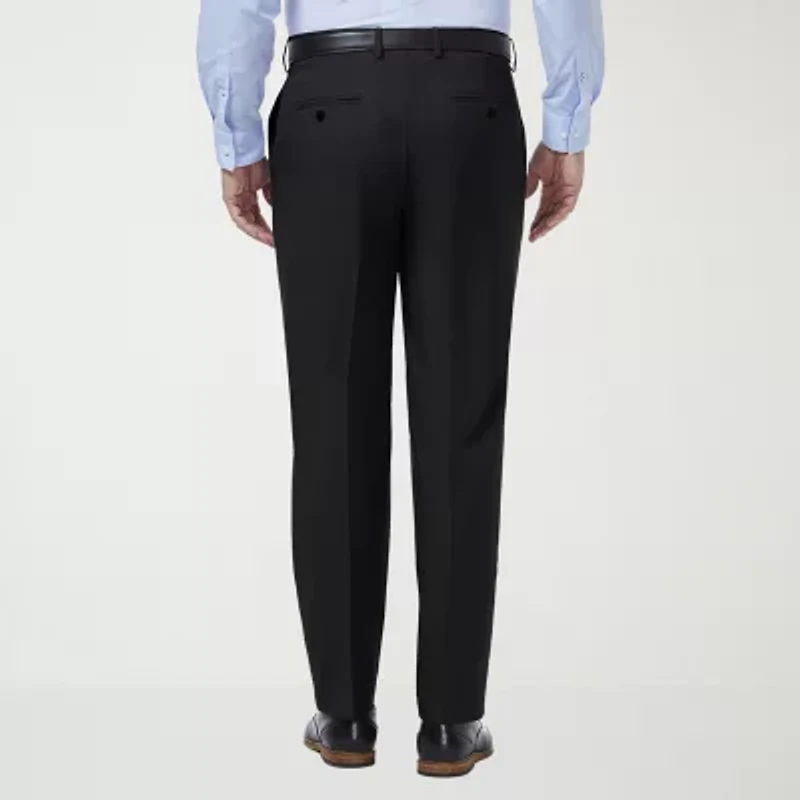 Haggar Premium Comfort Mens Classic Fit Flat Front Pant