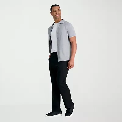 Haggar Premium Comfort Mens Classic Fit Flat Front Pant