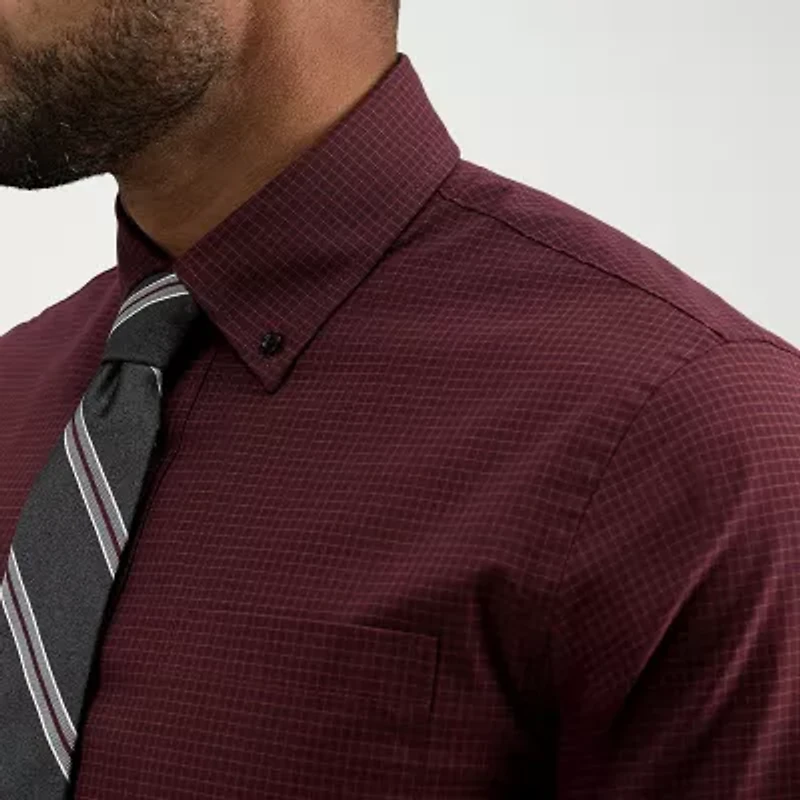 Haggar Premium Comfort Mens Classic Fit Long Sleeve Dress Shirt