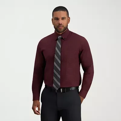 Haggar Premium Comfort Mens Classic Fit Long Sleeve Dress Shirt