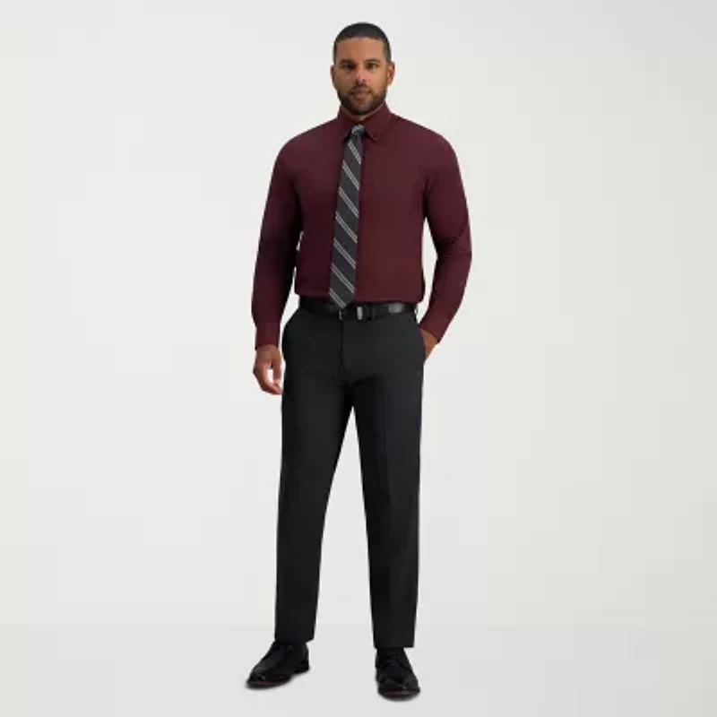 Haggar Premium Comfort Mens Classic Fit Long Sleeve Dress Shirt