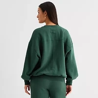 Arizona Womens Juniors Crew Neck Long Sleeve Sweatshirt