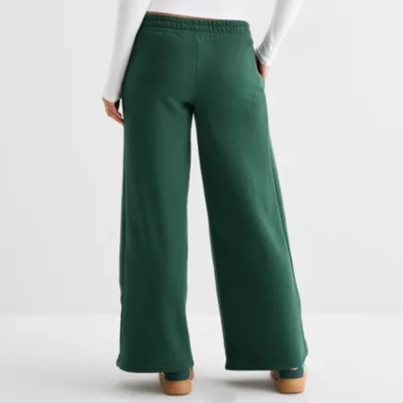 Arizona Womens Juniors Low Rise Fleece Sweatpant