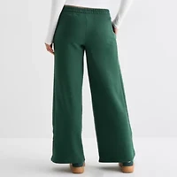 Arizona Womens Juniors Low Rise Fleece Sweatpant