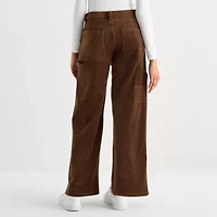 Arizona Womens Juniors Low Rise Corduroy Pant