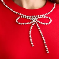 Liz Claiborne Womens Crew Neck Embellished Long Sleeve Pullover Sweater