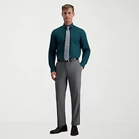 Haggar Smart Wash Mens Slim Fit Long Sleeve Dress Shirt
