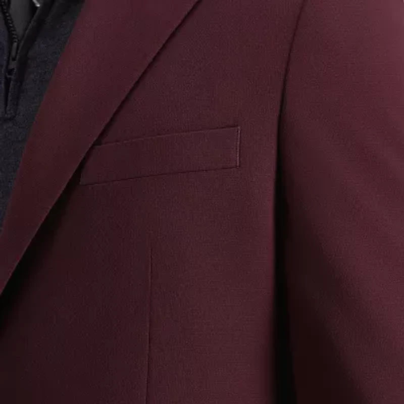 Haggar JMH Tailored Diamond Weave Mens Modern Fit Suit Jacket