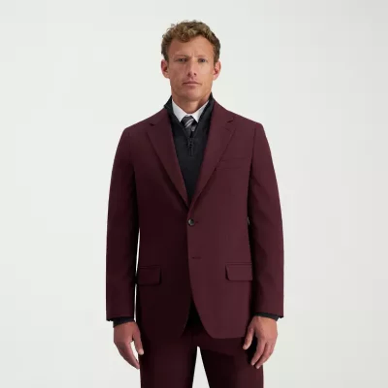 Haggar JMH Tailored Diamond Weave Mens Modern Fit Suit Jacket