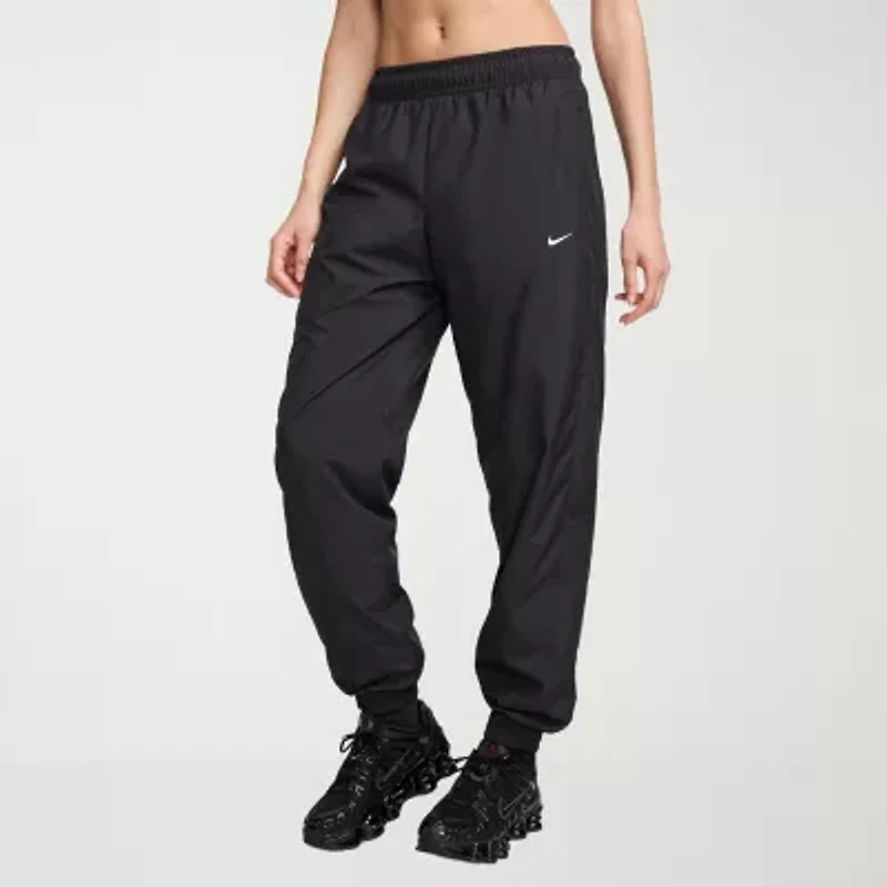 Nike Womens Drawstring Waist Lightweight Cinched Mid Rise Active Jogger Pant