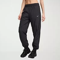 Nike Womens Drawstring Waist Lightweight Cinched Mid Rise Active Jogger Pant