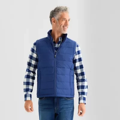 St. John's Bay Packable Mens Midweight Puffer Vest